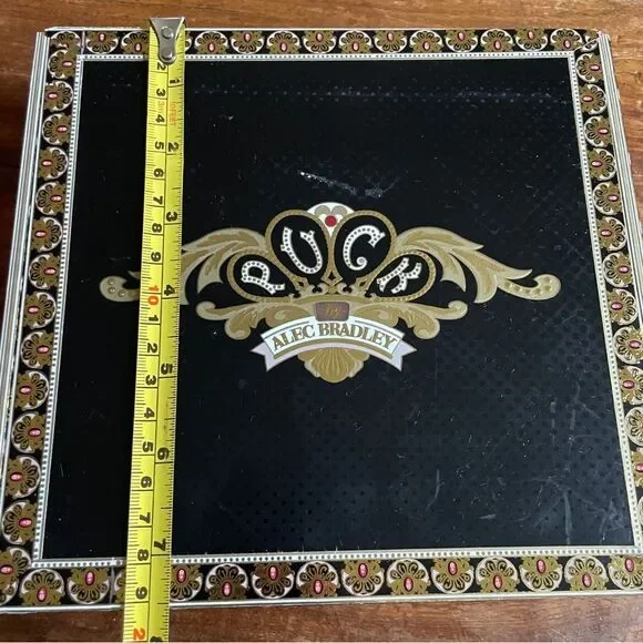 Set of 2 Flat Cigar Boxes Storage Containers Collecting - Picture 7 of 12